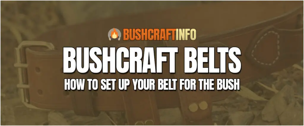 bushcraft belt