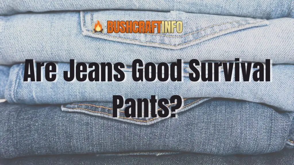 Are Jeans Good Survival Pants?