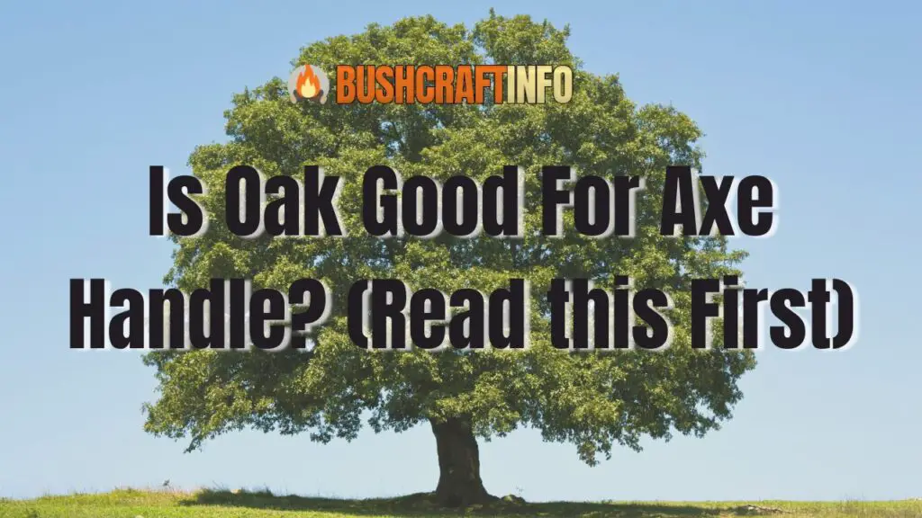 Is Oak Good For Axe Handle?